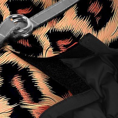 Шлея для собак м'яка WAUDOG Clothes з QR паспортом, малюнок "Леопард", XS4,В 36-39 см, С 26-28 см 223-4066 - онлайн-зоомагазин Хвіст і Дракон