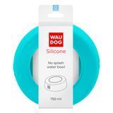 Миска-непроливайка WAUDOG Silicone, 750 мл блакитний 50782 - онлайн-зоомагазин Хвіст і Дракон