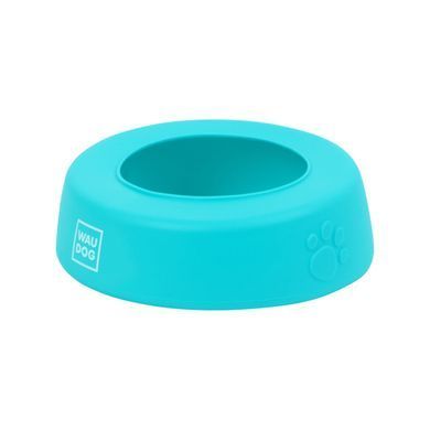 Миска-непроливайка WAUDOG Silicone, 750 мл блакитний 50782 - онлайн-зоомагазин Хвіст і Дракон