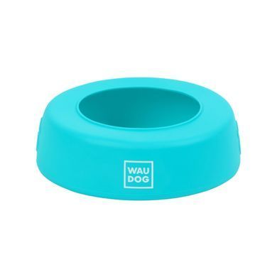 Миска-непроливайка WAUDOG Silicone, 750 мл блакитний 50782 - онлайн-зоомагазин Хвіст і Дракон
