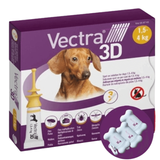 Ceva Вектра 3D Vectra 3D краплі для собак від кліщів і бліх 1,5-4 кг, 3x0,8 мл 179797 - онлайн-зоомагазин Хвіст і Дракон