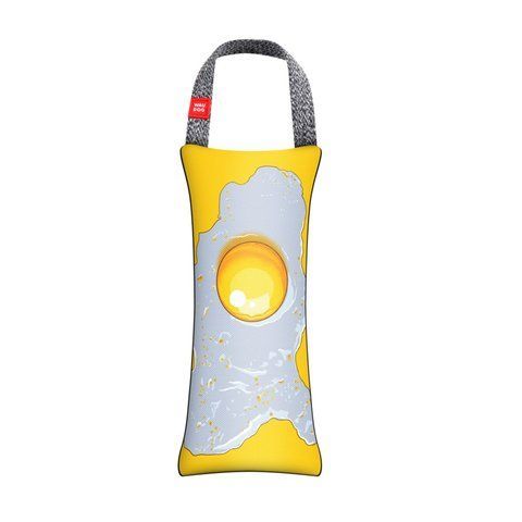 Іграшка для собак WAUDOG Fun з пищалкою, малюнок "Яєчня", M, Ш 9 см, Д 21 см 6201-0213 - онлайн-зоомагазин Хвіст і Дракон